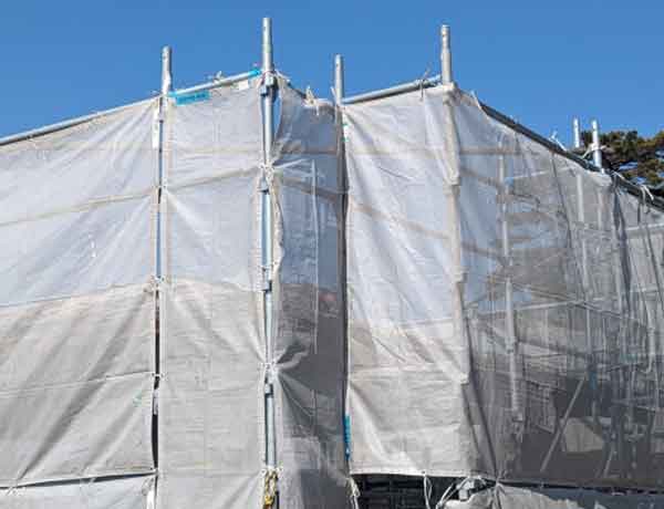 仮囲い施工　建設工事・土木工事の仮設足場