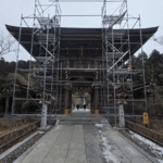 山門足場施工　岡村総建