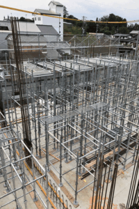 RC建造物足場施工　岡村総建