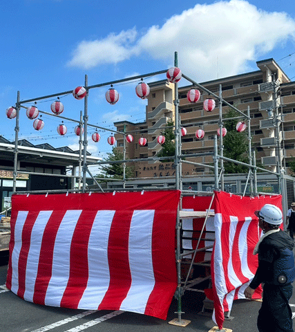 イベントステージ施工　岡村総建