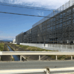 物流倉庫足場施工　岡村総建