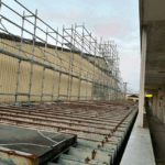 屋根上足場施工岡村総建